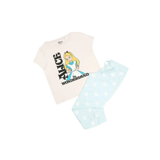 Disney Alice In Wonderland Cotton PJ Set For Female 2 Disney Alice In Wonderland Cotton PJ Set For Female - Image 2