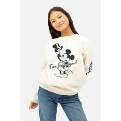 Disney Mickey Mouse Showtime Womens Crew Sweatshirt For Female -Mickey Mouse Shirts Shop unnamed file 1091