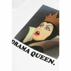 Disney Drama Queen Cotton T-shirt For Female -Mickey Mouse Shirts Shop unnamed file 1100