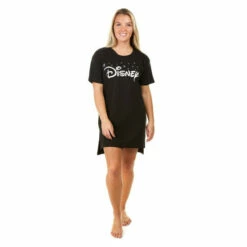 Disney Logo Cotton Sleep T-shirt For Female -Mickey Mouse Shirts Shop unnamed file 1145