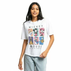 Disney 90&apos;s Friends Cotton T-shirt For Female