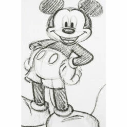 Disney Mickey Mouse Forward Sketch Cotton T-shirt For Female -Mickey Mouse Shirts Shop unnamed file 1162