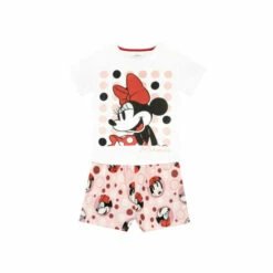 Disney Minnie Mouse Glitter T-Shirt And Short Set For Female -Mickey Mouse Shirts Shop unnamed file 1175