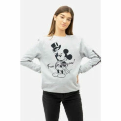 Disney Mickey Mouse Showtime Womens Crew Sweatshirt For Female