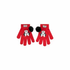 Disney Kids Minnie Mouse Winter Hat And Gloves Set For Female -Mickey Mouse Shirts Shop unnamed file 1220