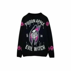 Disney Evil Witch Villains Knitted Jumper For Female -Mickey Mouse Shirts Shop unnamed file 1238