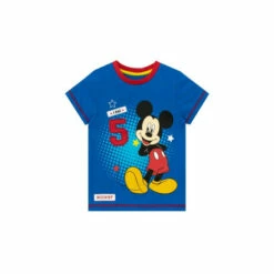 Disney Mickeu Mouse I Am Five T-Shirt For Male