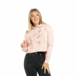 Disney Mickey Mouse Grow Cotton Cropped Hoodie For Female -Mickey Mouse Shirts Shop unnamed file 1296