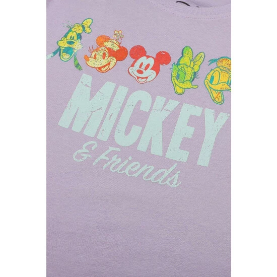 Disney Mickey Mouse & Friends Retro Cotton T-shirt For Female 3 Disney Mickey Mouse & Friends Retro Cotton T-shirt For Female - Image 3