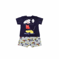 Disney Baby Mickey Mouse Print Cotton Top And Short Set For Male
