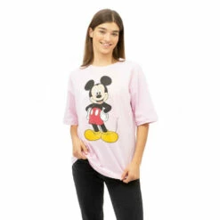 Disney Mickey Mouse Boss Man Oversized Cotton T-shirt For Female -Mickey Mouse Shirts Shop unnamed file 1392