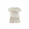 Disney Baby Winnie The Pooh Print Cotton Top And Short Set For Unisex