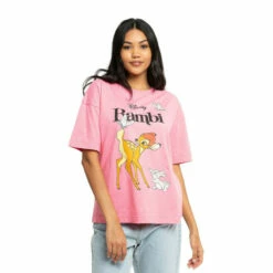 Disney Bambi Nature Ladies Oversized T Shirt For Female