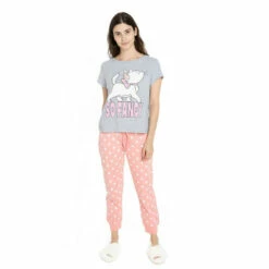 Disney So Fancy Marie Cotton PJ Set For Female -Mickey Mouse Shirts Shop unnamed file 1576