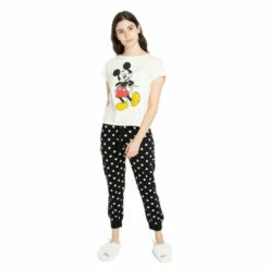 Disney Mickey Mouse Timeless Cotton PJ Set For Female -Mickey Mouse Shirts Shop unnamed file 1588
