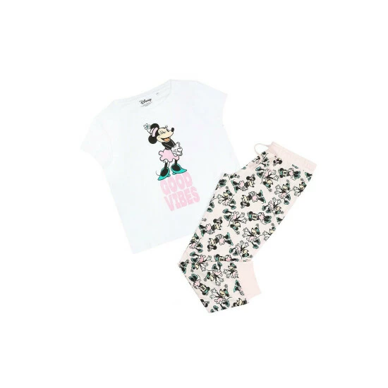 Disney Good Vibes Minnie Mouse Cotton PJ Set For Female 2 Disney Good Vibes Minnie Mouse Cotton PJ Set For Female - Image 2