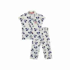 Disney Mickey Mouse Button Down Pyjamas For Male