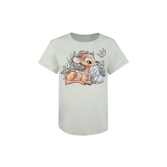 Disney Bambi & Thumper Cotton T-shirt For Female 2 Disney Bambi & Thumper Cotton T-shirt For Female - Image 2