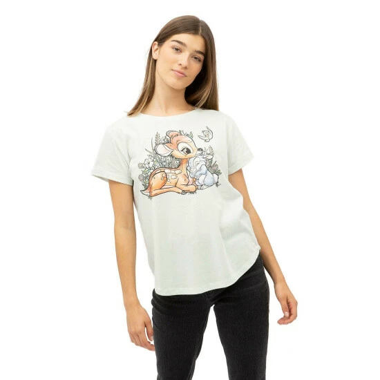 Disney Bambi & Thumper Cotton T-shirt For Female 4 Disney Bambi & Thumper Cotton T-shirt For Female - Image 4