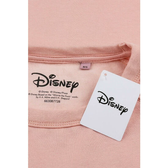 Disney Mickey Mouse More Hugs Cotton Cropped Sweatshirt For Female 4 Disney Mickey Mouse More Hugs Cotton Cropped Sweatshirt For Female - Image 4