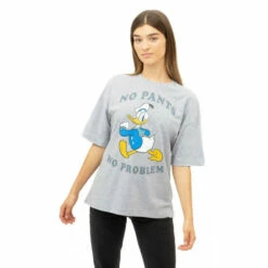 Disney Donald No Pants Oversized Cotton T-shirt For Female
