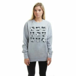 Disney Multi Face Mickey Mouse Cotton Sweatshirt For Female -Mickey Mouse Shirts Shop unnamed file 1938