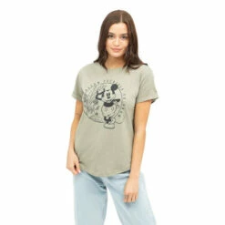 Disney Mickey Mouse Grow Cotton T-shirt For Female -Mickey Mouse Shirts Shop unnamed file 1942