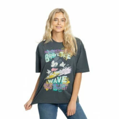 Disney Mickey Mouse Wave Ladies Oversized T Shirt For Female -Mickey Mouse Shirts Shop unnamed file 201