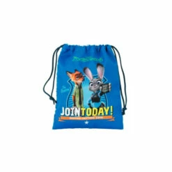 Disney Zootropolis Drawstring Character Lunch Bag For Unisex