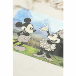 Disney Mickey & Minnie Mouse Outdoors Cropped Cotton Hoodie For Female -Mickey Mouse Shirts Shop unnamed file 2047
