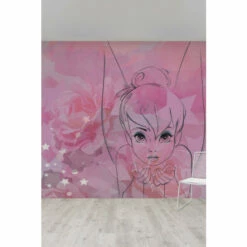 Disney Tinkerbell Watercolour Mural For Unisex -Mickey Mouse Shirts Shop unnamed file 2065