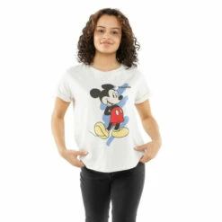 Disney Mickey Mouse Florida Cotton T-shirt For Female