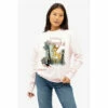 Disney Bambi Forest Womens Crew Sweatshirt For Female
