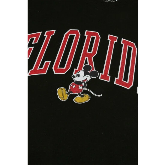 Disney Mickey Mouse Varsity Cotton Sweatshirt For Female 4 Disney Mickey Mouse Varsity Cotton Sweatshirt For Female - Image 4