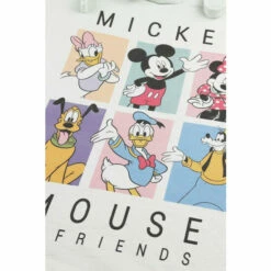 Disney 90&apos;s Friends Cropped Cotton Hoodie For Female -Mickey Mouse Shirts Shop unnamed file 215