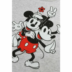 Disney Mickey & Minnie Mouse Peace Cotton Cropped Sweatshirt For Female -Mickey Mouse Shirts Shop unnamed file 2169