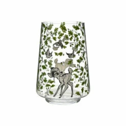 Disney Forest Friends Bambi Glass Vase 20cm For Unisex