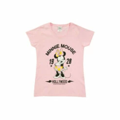 Disney Hollywood Minnie Mouse Fitted T-Shirt For Female