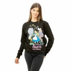 Disney Alice In The Garden Cotton Sweatshirt For Female