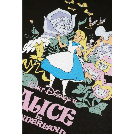 Disney Alice In The Garden Cotton Sweatshirt For Female 3 Disney Alice In The Garden Cotton Sweatshirt For Female - Image 3