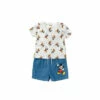 Disney Baby Mickey Mouse Print Shirt And Short 2-Piece Set For Male