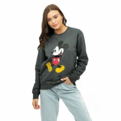 Disney Mickey Mouse Strides Cotton Sweatshirt For Female -Mickey Mouse Shirts Shop unnamed file 2353