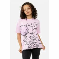 Disney Minnie Mouse Bubblegum Womens T-shirt For Female -Mickey Mouse Shirts Shop unnamed file 2362