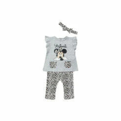 Disney Baby Minnie Mouse Print Cotton 3-Piece Baby Gift Set For Female -Mickey Mouse Shirts Shop unnamed file 2410