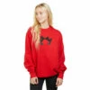 Disney Mickey & Minnie Mouse Kiss Silhouette Cotton Sweatshirt For Female