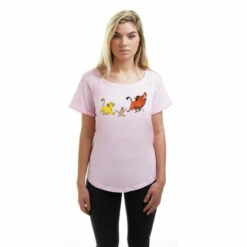 Disney Lion King Trio Cotton T-shirt For Female -Mickey Mouse Shirts Shop unnamed file 2435