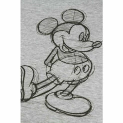 Disney Mickey Mouse Sketch Cotton Cropped Sweatshirt For Female -Mickey Mouse Shirts Shop unnamed file 2447