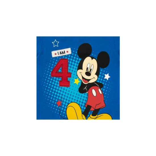 Disney Mickey Mouse I Am Four T-Shirt For Male 2 Disney Mickey Mouse I Am Four T-Shirt For Male - Image 2