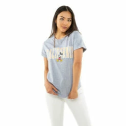 Disney Mickey Mouse California Cotton T-shirt For Female -Mickey Mouse Shirts Shop unnamed file 2465
