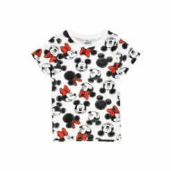 Disney Mickey & Minnie Mouse All-Over Print T-Shirt For Female